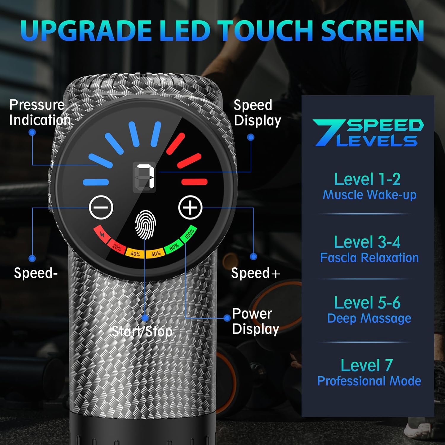 TOLOCO Massage Gun - gambar 2