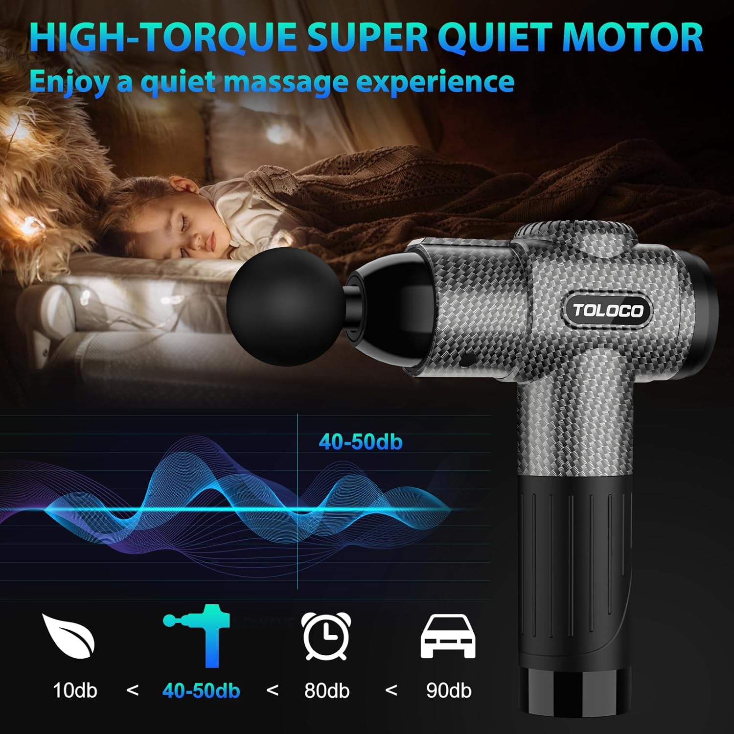 TOLOCO Massage Gun - gambar 3